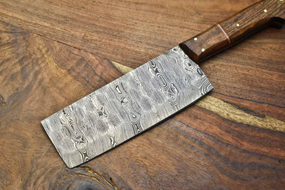 Professional Damascus Steel Fillet Knife  Handmade Full Tang Blade With 4mm Thickness 2