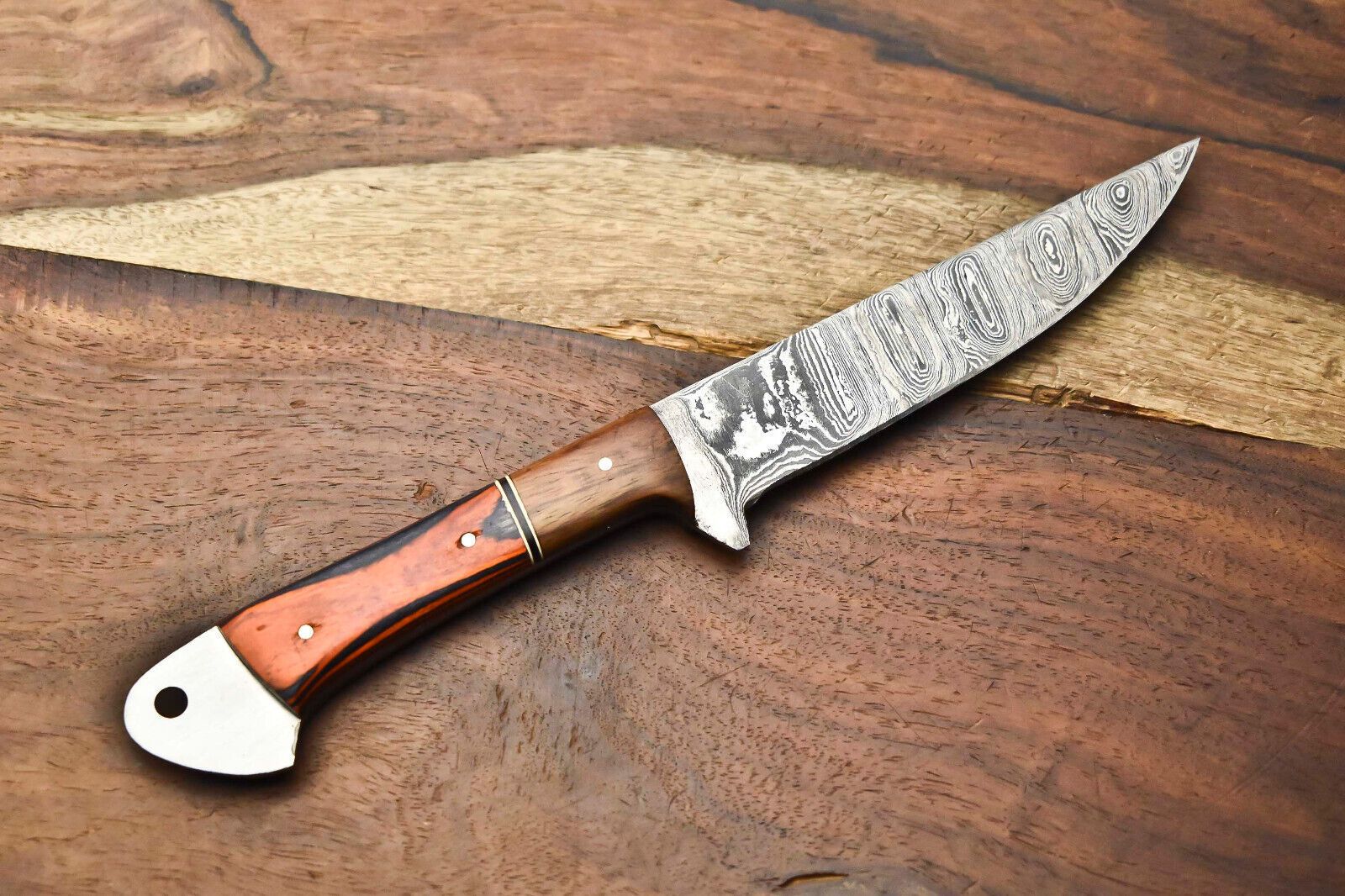 Masterpiece Forged Damascus Fillet Knife  Handcrafted Chef Knife For Culinary Experts 3