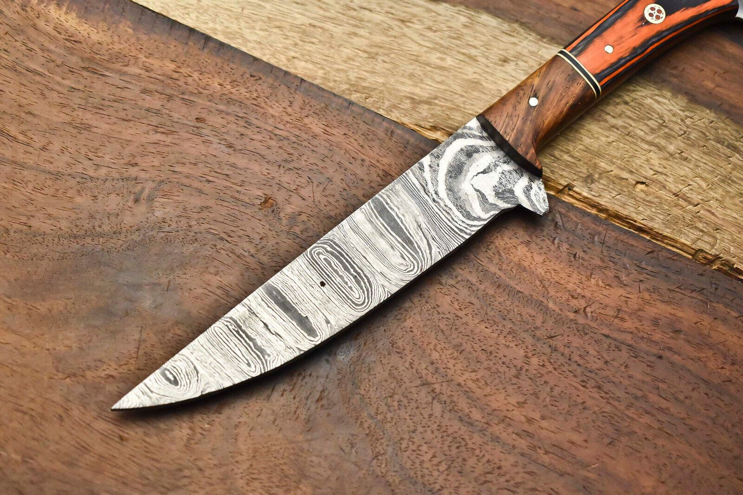 Masterpiece Forged Damascus Fillet Knife  Handcrafted Chef Knife For Culinary Experts 2