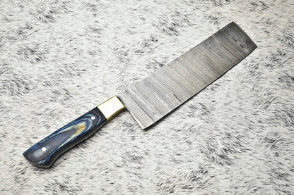 Handmade Damascus Chef Knife | 512-Layer Full Tang Fillet Knife with Pakka Handle