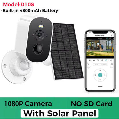 1080P Solar WiFi Outdoor Security Camera With Motion Detection  TwoWay Audio 6