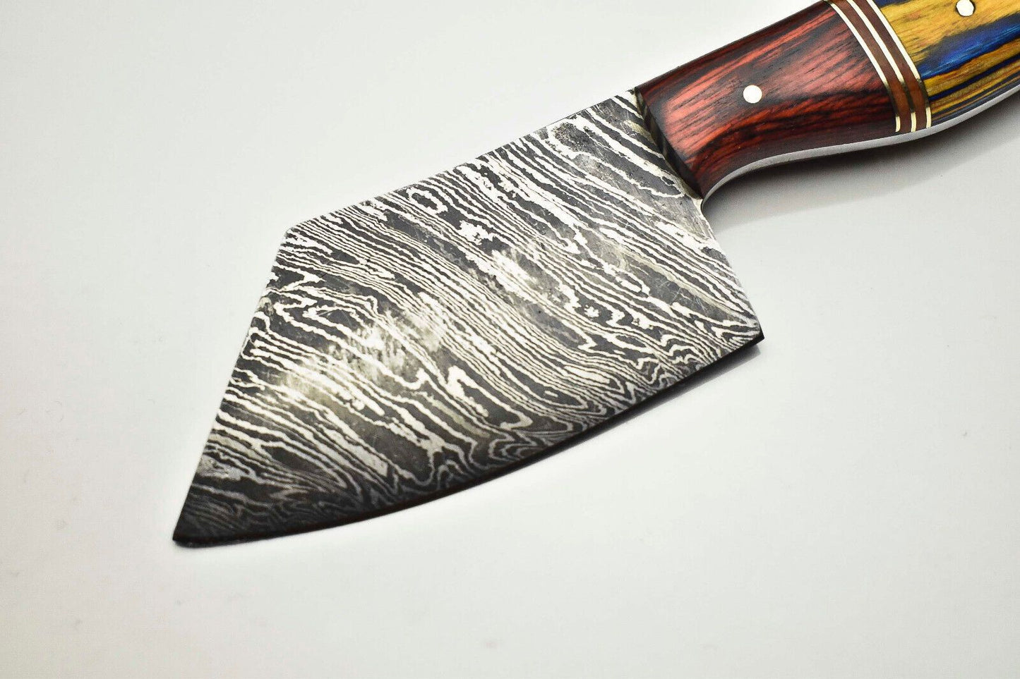 Traditional Handmade Damascus Chef Knife  512Layer Full Tang Fillet Knife With Pakka Handle 2