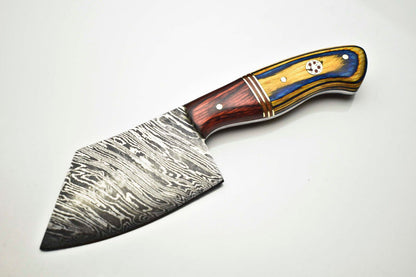 Traditional Handmade Damascus Chef Knife | 512-Layer Full Tang Fillet Knife with Pakka Handle