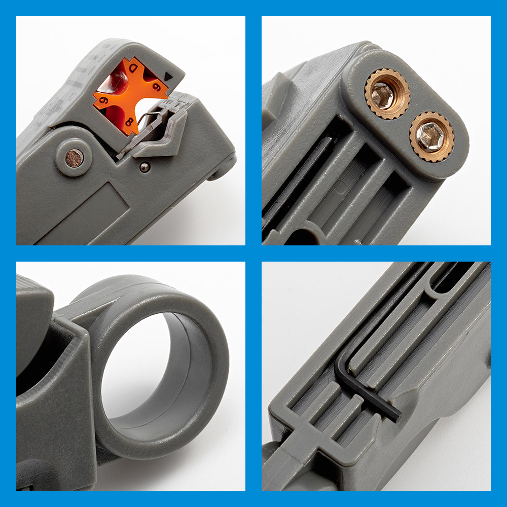 Wire Cable Tools Stripper, Stripping Pliers Decrustation, Stainless Steel Hexagon Wrench Accessorie, Insulated Electrica