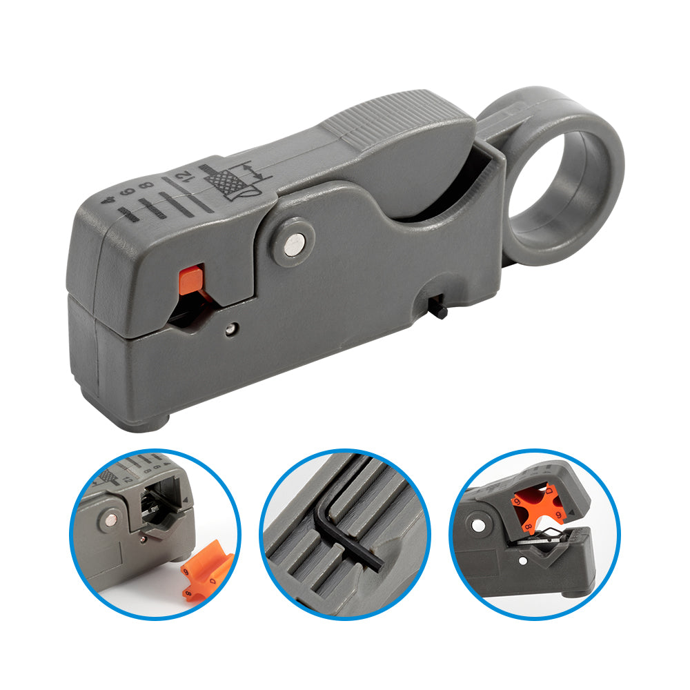Wire Cable Tools Stripper, Stripping Pliers Decrustation, Stainless Steel Hexagon Wrench Accessorie, Insulated Electrica