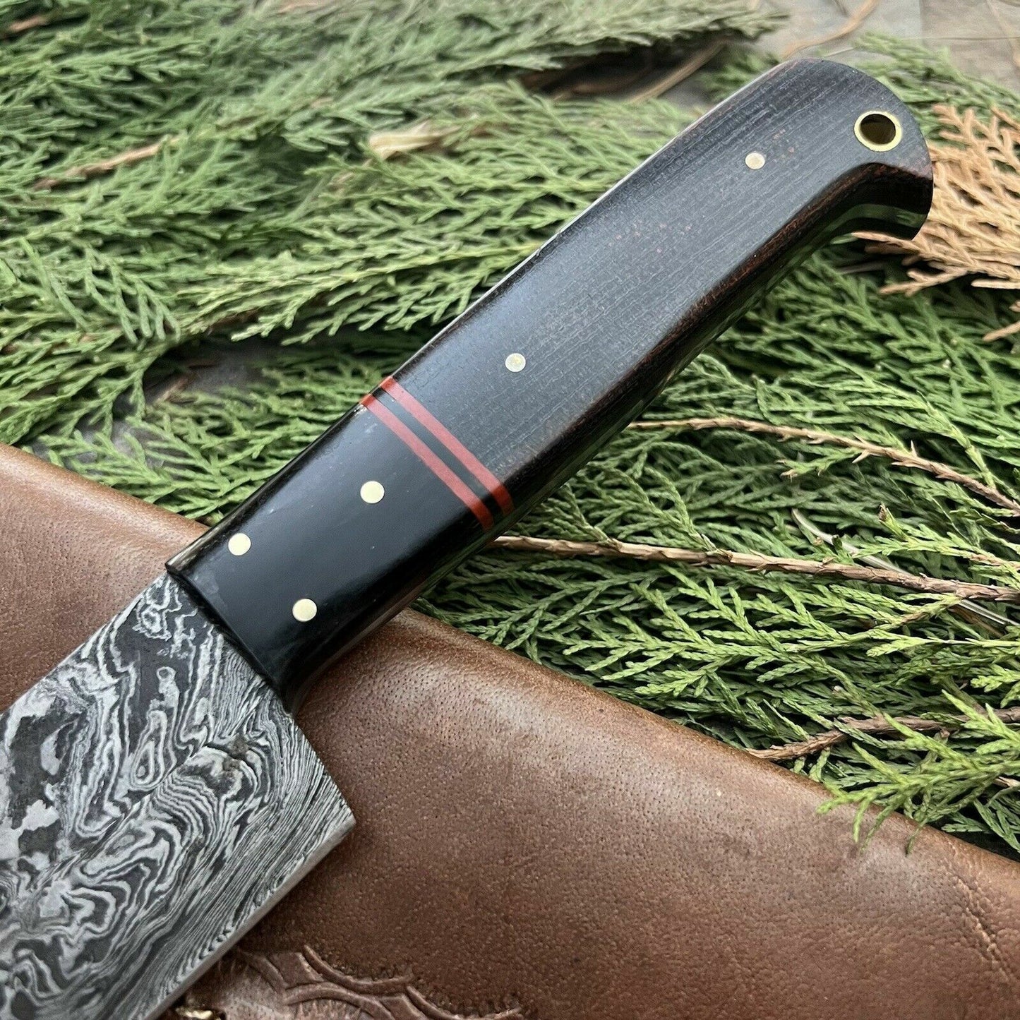 Authentic Damascus Steel Fillet Knife  12 Handmade Chef Knife With Full Tang Design 1