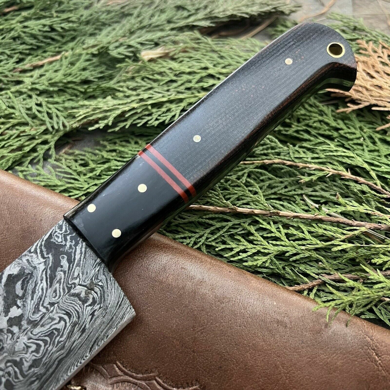 Authentic Damascus Steel Fillet Knife  12 Handmade Chef Knife With Full Tang Design 1