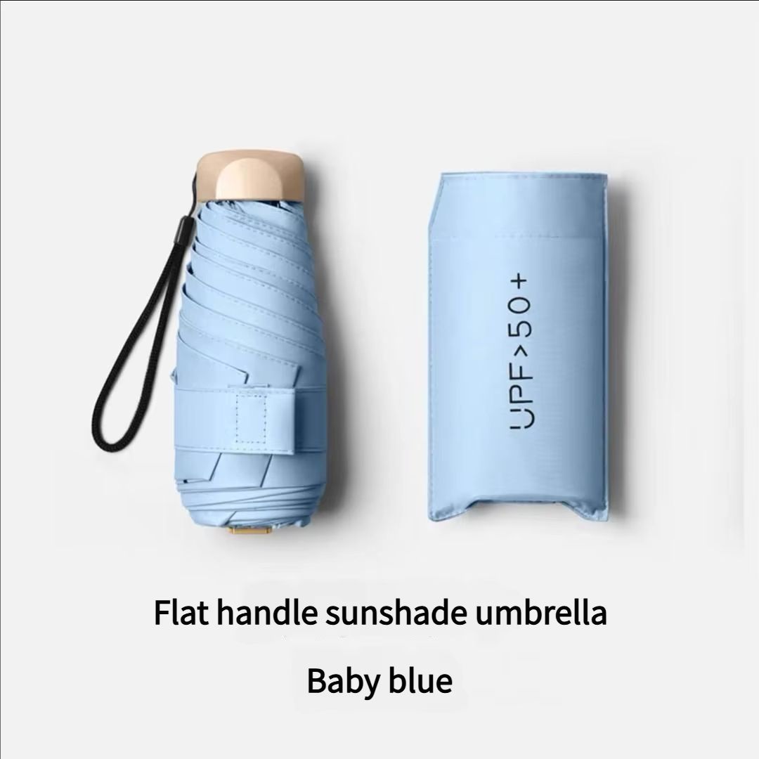 UltraLight Compact Mini Umbrella For Sun  Rain With AntiUV Protection 13