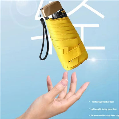 UltraLight Compact Mini Umbrella For Sun  Rain With AntiUV Protection 1