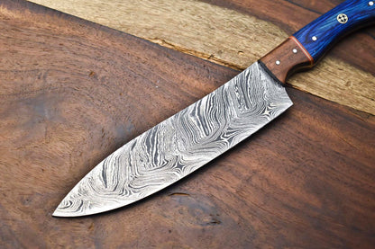 Professional Damascus Chef Knife  Hand Forged Fillet Knife With 4mm Thick Blade 2