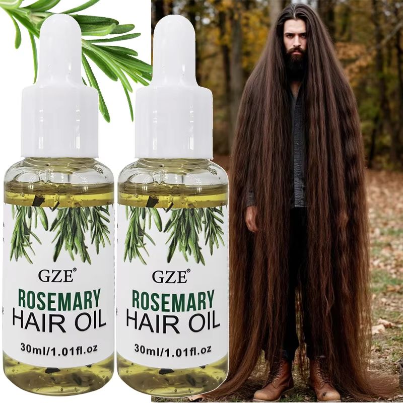 GZE Rosemary Hair & Scalp Oil 2-Pack for All Hair Types