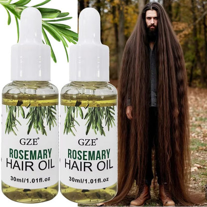 GZE Rosemary Hair & Scalp Oil 2-Pack for All Hair Types