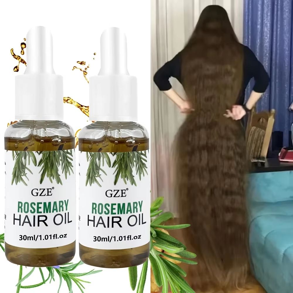 GZE Rosemary Hair  Scalp Oil 2Pack For All Hair Types 1