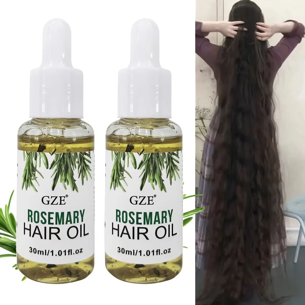 GZE Rosemary Hair  Scalp Oil 2Pack For All Hair Types 2