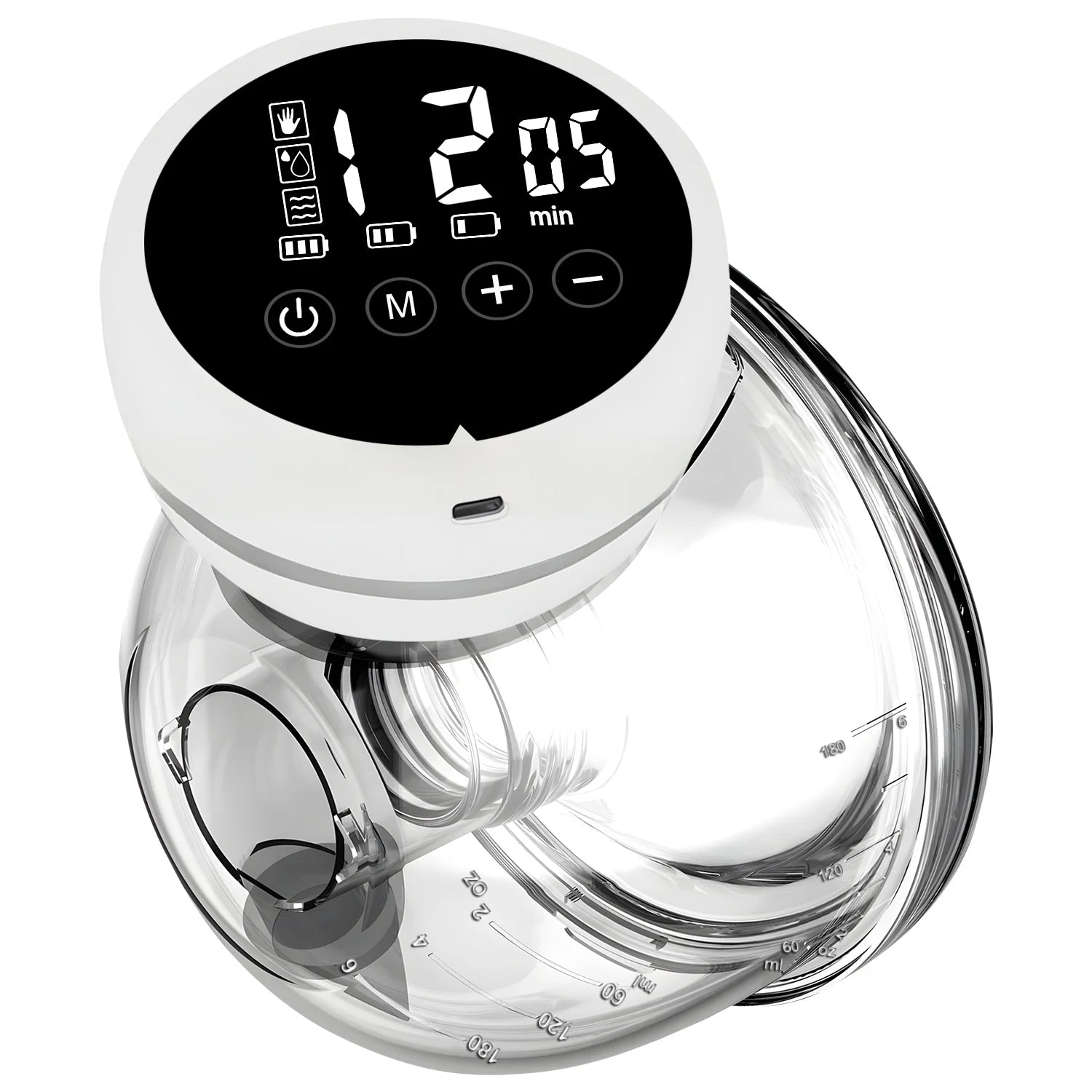 Hands Free Breast Pump, Double Sided Wearable Electric Pump, Painless Fully Automatic Breast Collector for Breastfeeding