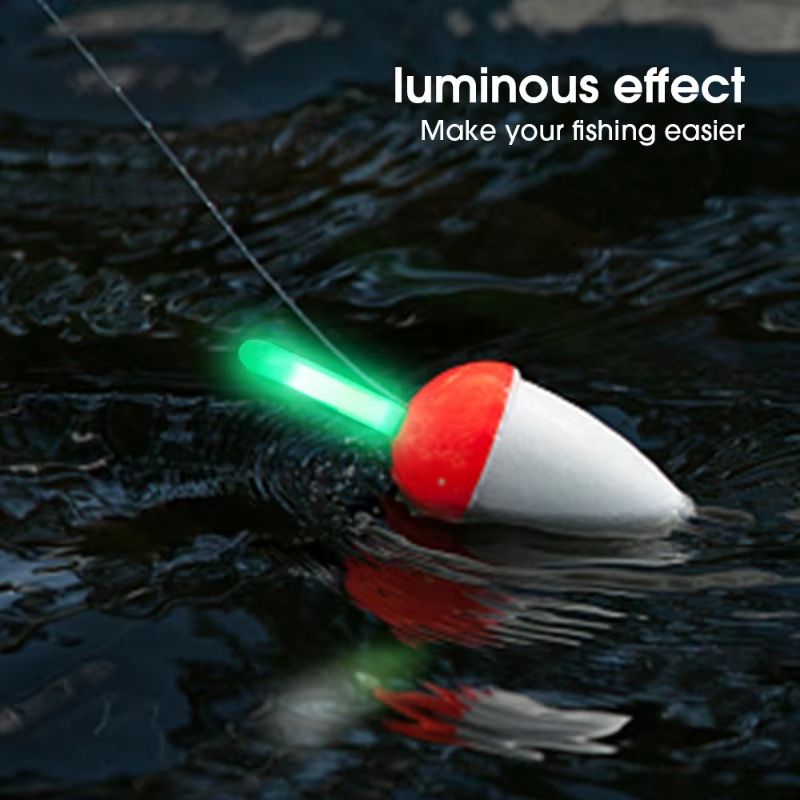 Firefly Fluorescent Fishing Rod Light 50/100PCS for Night Fishing