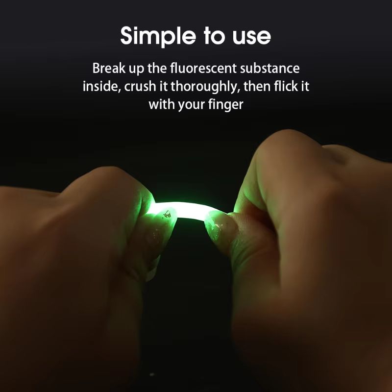 Firefly Fluorescent Fishing Rod Light 50100PCS For Night Fishing 2