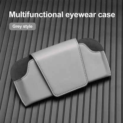 Universal Auto Sun Visor Glasses Box Clip Magnetic Car Sunglasses Holder Case Eyeglasses Storage Fa 5