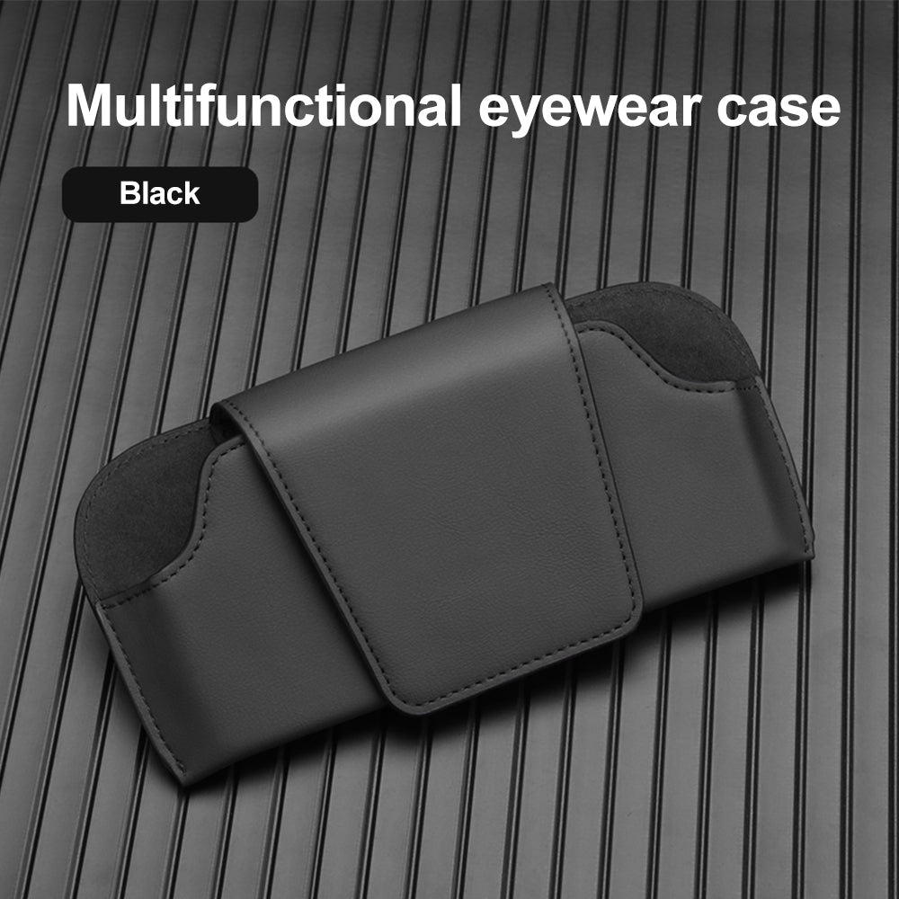 Universal Auto Sun Visor Glasses Box Clip Magnetic Car Sunglasses Holder Case Eyeglasses Storage Fa 8