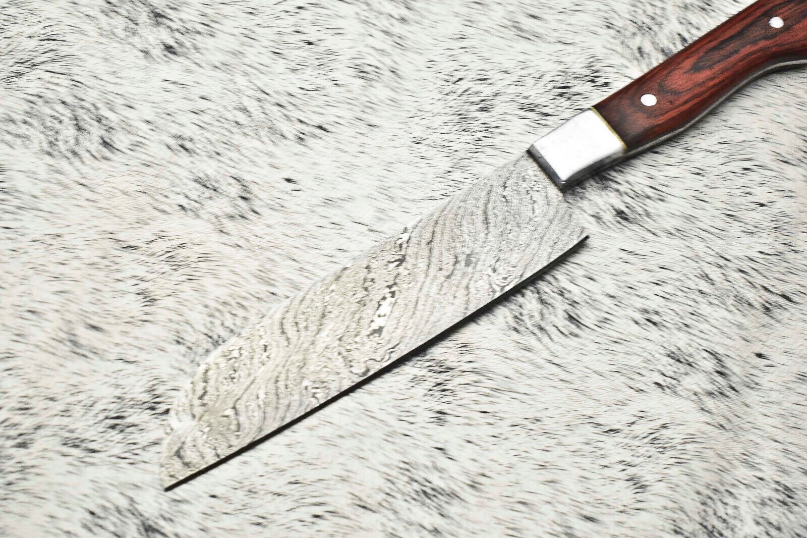 Custom Artisan Damascus Fillet Knife  Hand Forged Chef Knife For Kitchen Or Outdoor Use 2