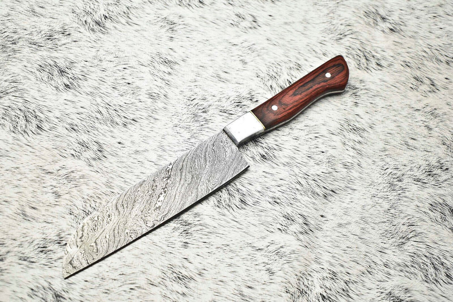 Custom Artisan Damascus Fillet Knife | Hand Forged Chef Knife for Kitchen or Outdoor Use
