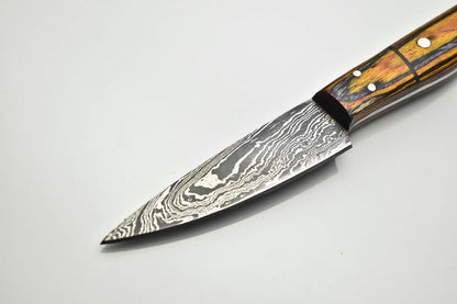 Luxury Damascus Steel Fillet Knife  Handmade 12Inch Chef Knife With Pakka Wood Grip 2