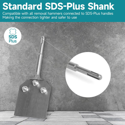 SDSPlus Rotary Demolition Hammer Chisel Set 4Inch Alloy Steel Blade 2