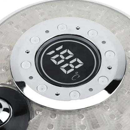 Temperature Control Shower, LED Shower Head Digital, 3 Spraying Mode, Water Saving Shower Filter, Bathroom Accessories