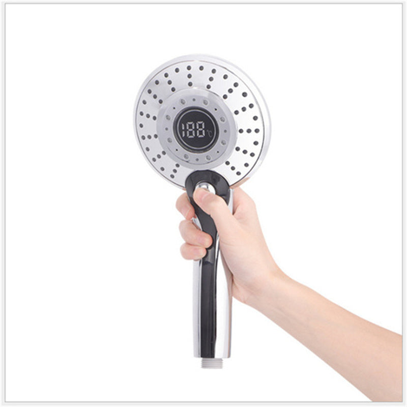 Temperature Control Shower, LED Shower Head Digital, 3 Spraying Mode, Water Saving Shower Filter, Bathroom Accessories