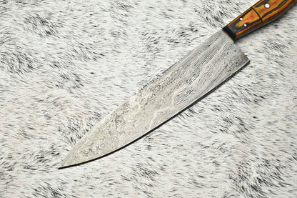 Premium Hand Forged Damascus Knife  Fillet  Chef Knife With Ergonomic Handle Design 3