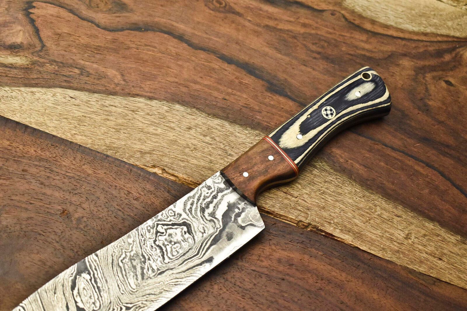 Hand Forged Damascus Knife  Fillet  Chef Knife With Ergonomic Handle Design 1