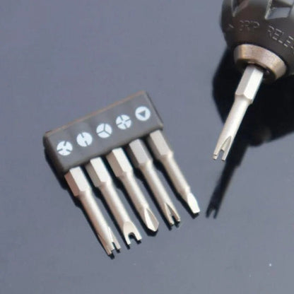 Magnetic Screwdriver Set, Cross Triangle Inner Special Shaped Screw Driver, Electric Drill Tool Accessories
