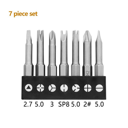Magnetic Screwdriver Set, Cross Triangle Inner Special Shaped Screw Driver, Electric Drill Tool Accessories