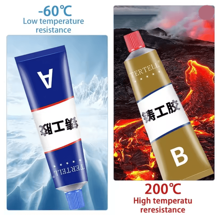 BondFix AB Type Super Strong Metal Repair Glue Waterproof Adhesive Sealant 2