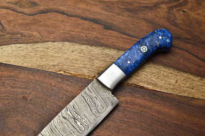 Traditional Handmade Damascus Steel Knife  Forged Fillet Blade For Culinary Precision 1
