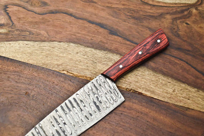 Hand Forged Damascus Steel Knife  12 Full Tang Fillet Knife For Kitchen  Outdoor Use 1