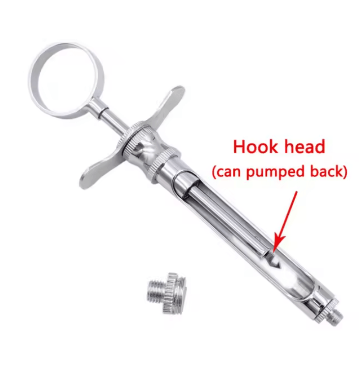 ProDent Stainless Steel Dental Aspirating Syringe 18ML For Precision Injections 3