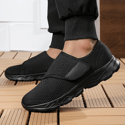 OrthoEase Adjustable Diabetic Walking Shoes for Wide and Swollen Feet