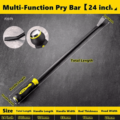 ProGrip Heavy Duty Pry Bar And Tire Lever Tool Set 5