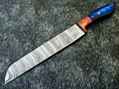 Luxury Custom Damascus Knife  Professional Fillet Knife With Pakka Wood Handle 3