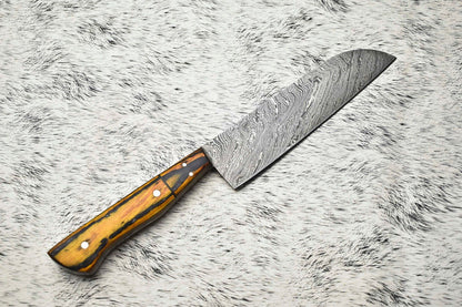 Collectors Edition Damascus Knife  Hand Forged 512Layer Fillet Knife For Culinary Use 3