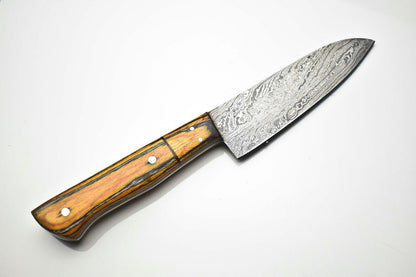 Elegant Handmade Damascus Steel Fillet Knife  Full Tang Kitchen Knife 12Inch Overall 1