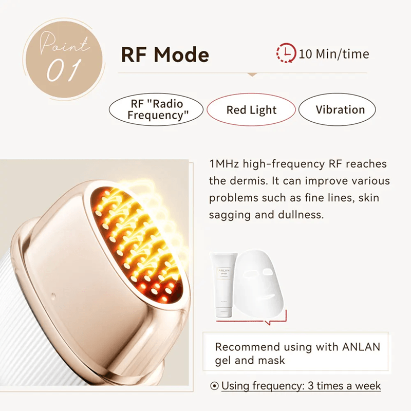 ANLAN RadianceLift RF EMS Facial Tightening And Anti Aging Device 3