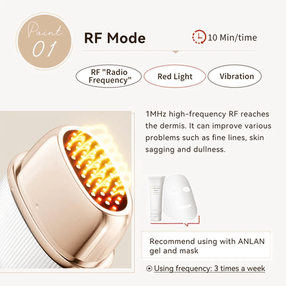 ANLAN RadianceLift RF EMS Facial Tightening And Anti Aging Device 3