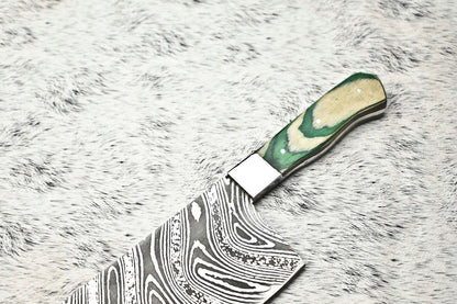 Damascus Chef Knife  Handmade Fillet Knife With 4mm Thick Forged Blade 2