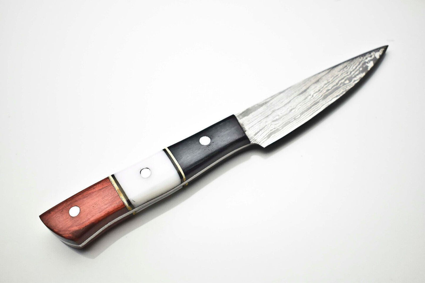 Handmade Damascus Steel Fillet Knife  Full Tang Kitchen Knife 12Inch Overall 3
