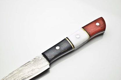 Handmade Damascus Steel Fillet Knife  Full Tang Kitchen Knife 12Inch Overall 1