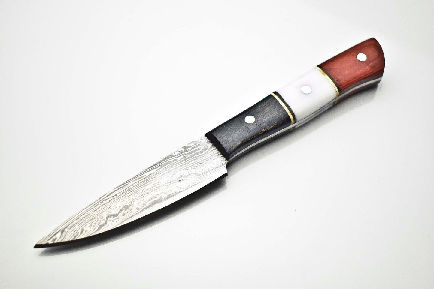 Handmade Damascus Steel Fillet Knife | Full Tang Kitchen Knife 12-Inch Overall