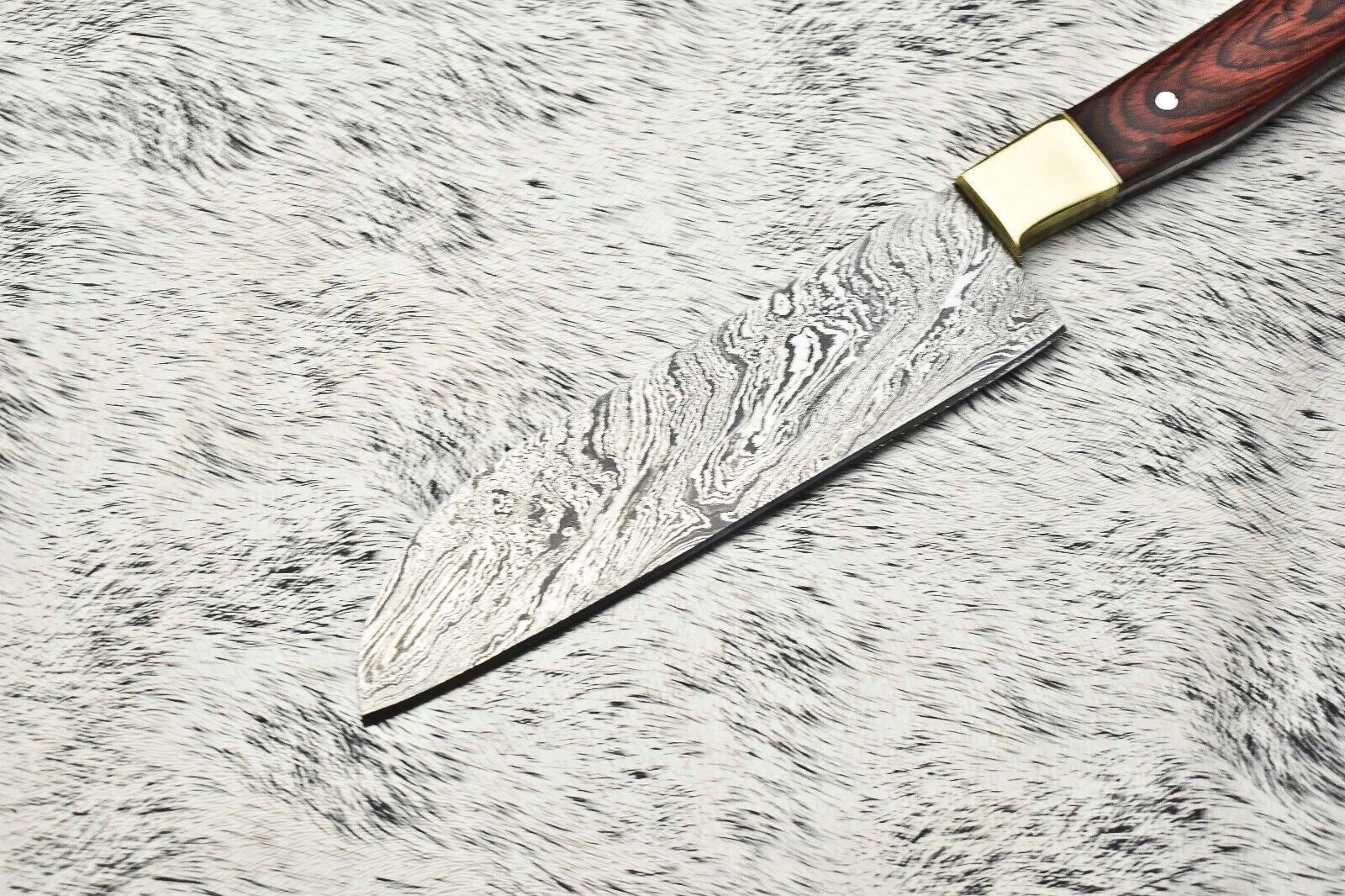 Authentic Damascus Fillet Knife  Custom Forged Chef Knife Perfect Gift For Him 2