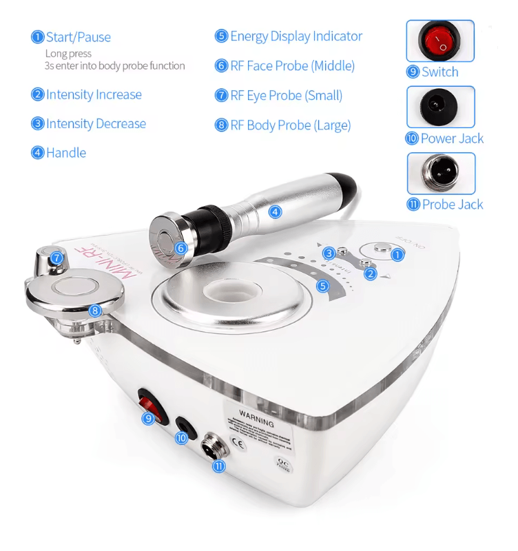 DermaTone 3 In 1 RF Tripolar Facial And Body Lifting Device 2